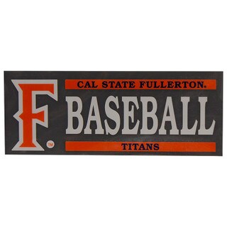 Jardine CSUF Baseball Vinyl Decal
